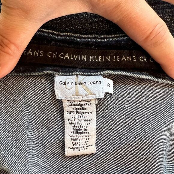 Calvin Klein Jeans ~ Denim Skirt ~ Size 8 ~ Vintage - Picture 4 of 4